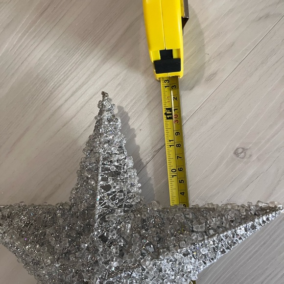 Silver Star Tree Topper - Picture 4 of 4